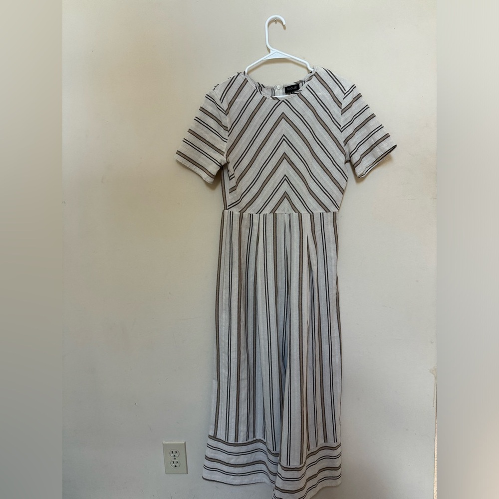 Striped jumpsuit
